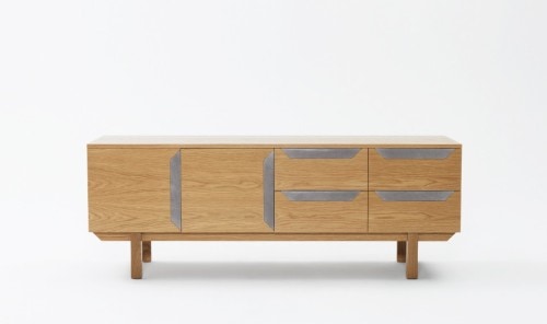 Ash is a minimalist design created by Australia-based designer Jardan Lab. Ash presents leather and timber elements in an elegant geometric pattern. Made to order with push-pad cupboards and drawers in a select range of Jardan leathers, this sideboard range is ideal for residential and commercial settings. (1)