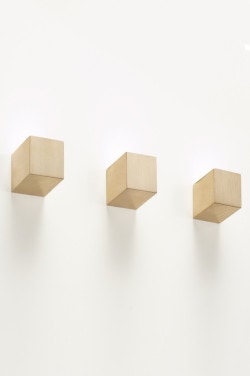 Square Brass Hook is a minimalist design created by USA-based designer Light + Ladder. An extension of the ideas behind Farrah Sit's innovative wall planters, these hooks are yet another way to use walls for storage and decoration.These sturdy but elegant square-shaped hooks are made from solid brass, cut at an angle to keep things from falling off. They can be used for hanging anything from jewelry, to coats, to our own wooden boxes or porcelain planters. (3)
