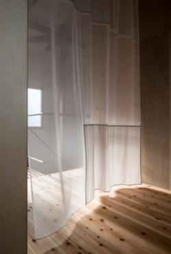 M-House is a minimalist house located in Osaka, Japan, designed by Coil Kazuteru Matumura Architects. The renovation involved the insertion of two rectangular volumes in order to improve light circulation. (21)