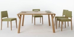 Sank is a minimalist design created by Spain-based designer Francesc Rifé Estudio. The table is manufactured in either oak or beech wood, and comes in a large rectangle, small rectangle, square, and circle. (3)