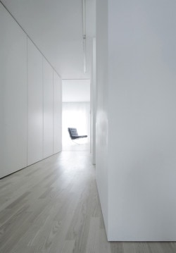 House for Installation is a minimalist house located in Osaka, Japan, designed by Jun Murata. The project is a renovation for a small apartment that converts the space into an atelier and residence for artists. (11)