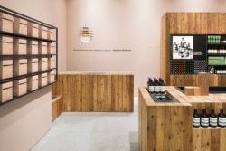 Aesop Osaka is a minimalist interior located in Osaka, Japan, designed by Torafu Architects. It has a glass front with a completely open facade facing the street. The high ceilings, and simple square plane of 7m became the site plan. (7)