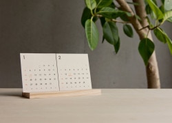 Green Calendar is a minimalist design created by Japan-based designer Nosigner. The designers created an original calendar for Okawa Printing, which is a social printing company that emphasizes environmental-friendly processes. (1)