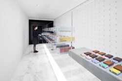 BbyB. is a minimalist interior located in Tokyo, Japan, designed by Nendo. This project involves the first overseas shop for BbyB., the chocolate shop by Antwerp-based, two-Michelin star chef Bart Desmidt. (5)