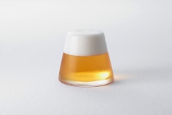 Fujiyama Glass is a minimalist design created by Japan-based designer Product Design Center. Beer is a common beverage that is widely distributed across the globe so much that it can be said that the variety of beer competes with bottled water. (2)