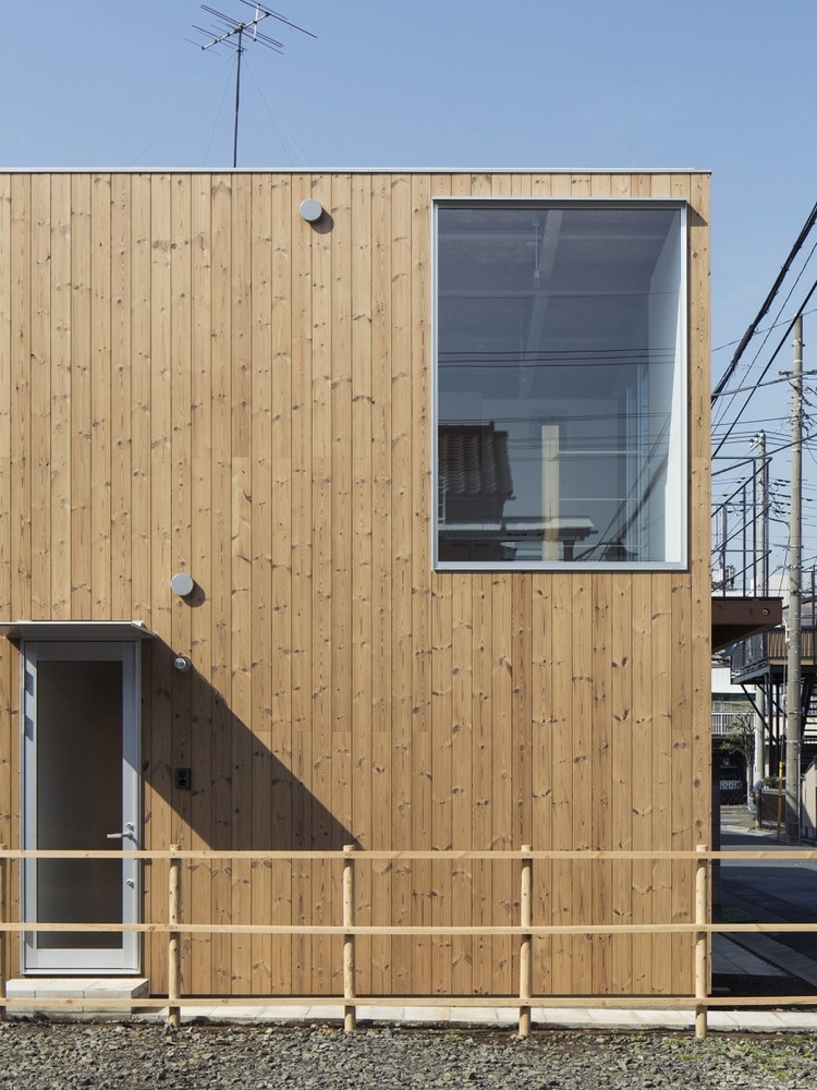 wooden box house