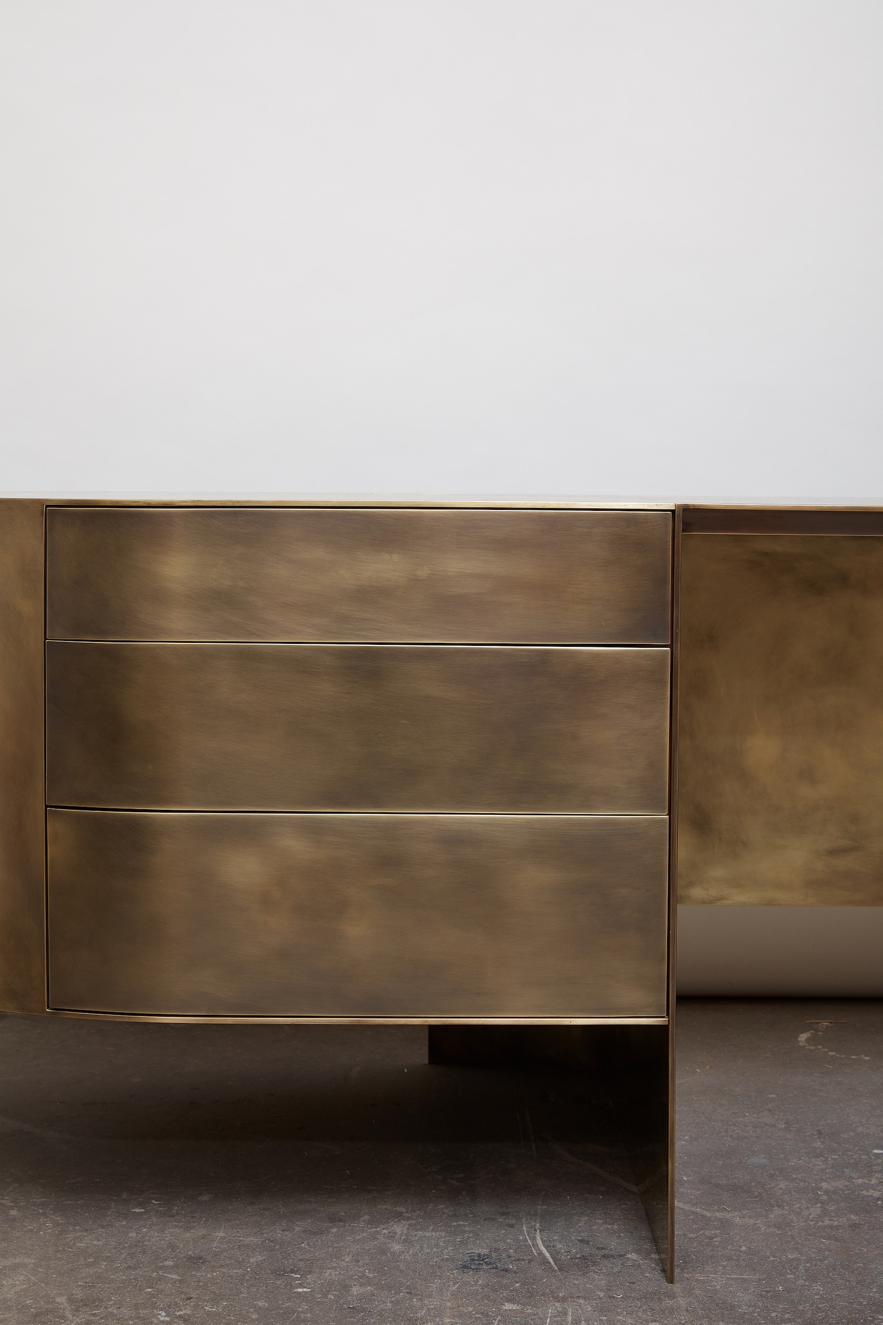 Custom Brass Desk | Leibal